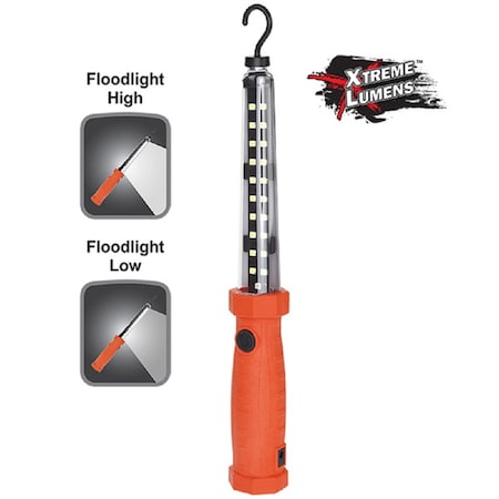 Bayco 600/225 Lumens Recharge Work Light - Red NSR-2168R